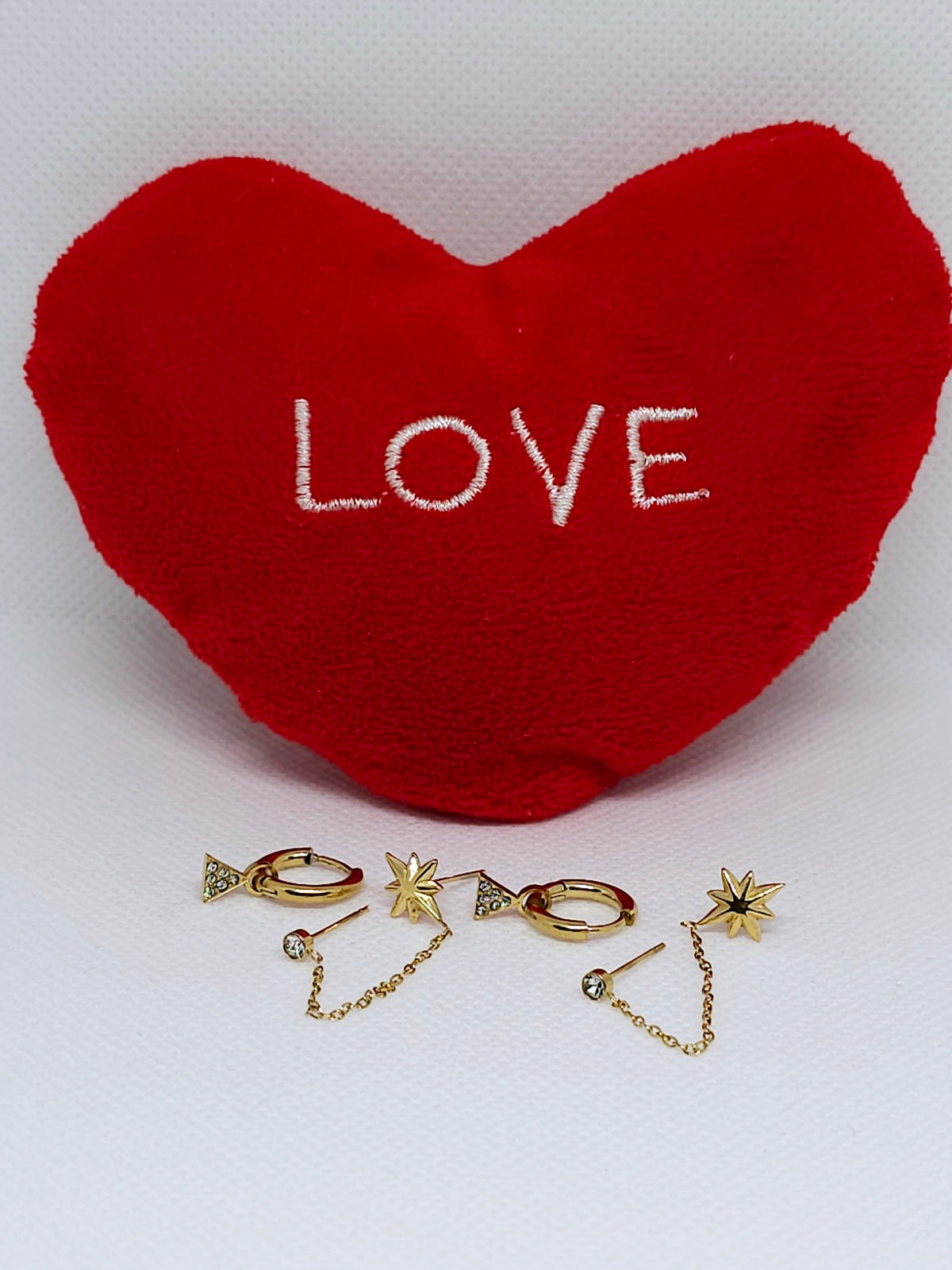 Piercings d'Oreilles Kristine Créole En Acier Ioxydable