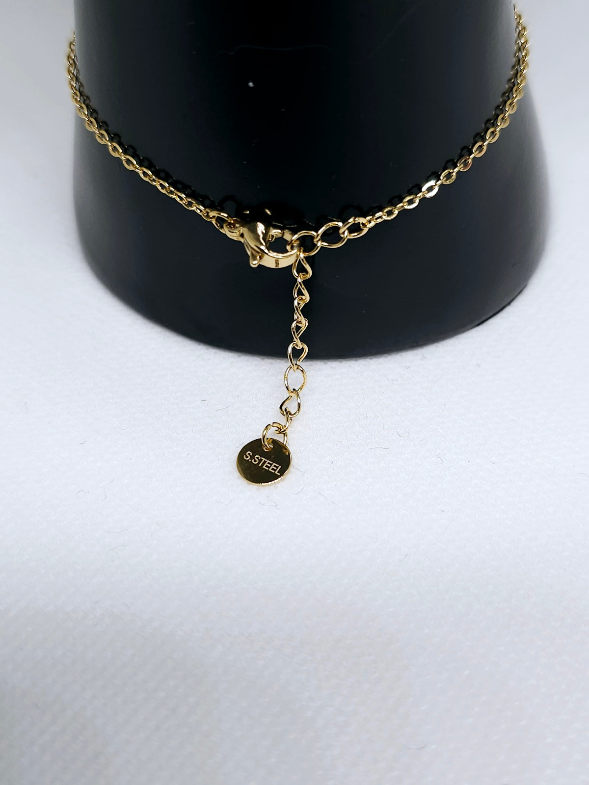 Bracelet en or avec anneaux texturés
