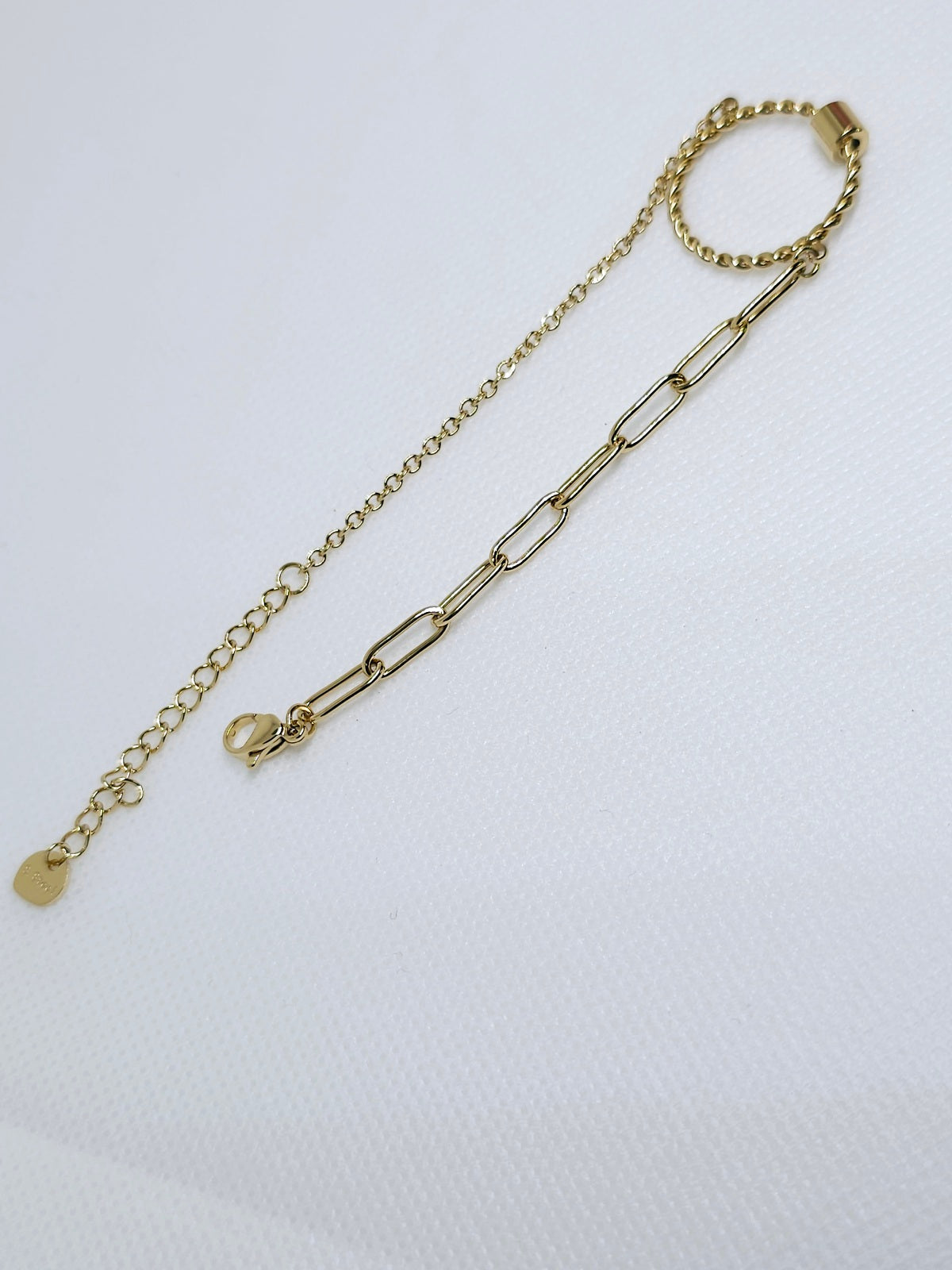 Bracelet chaîne doré femme élégant