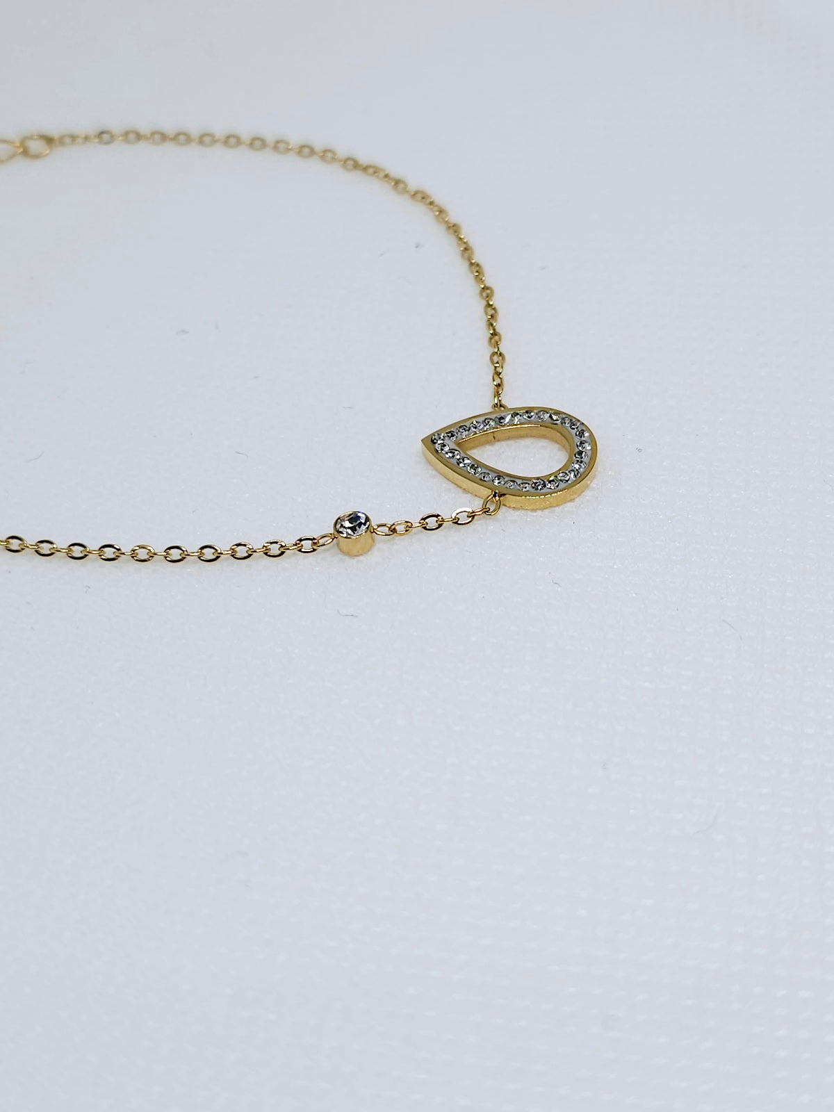 Bracelet acier inoxydable élégant doré