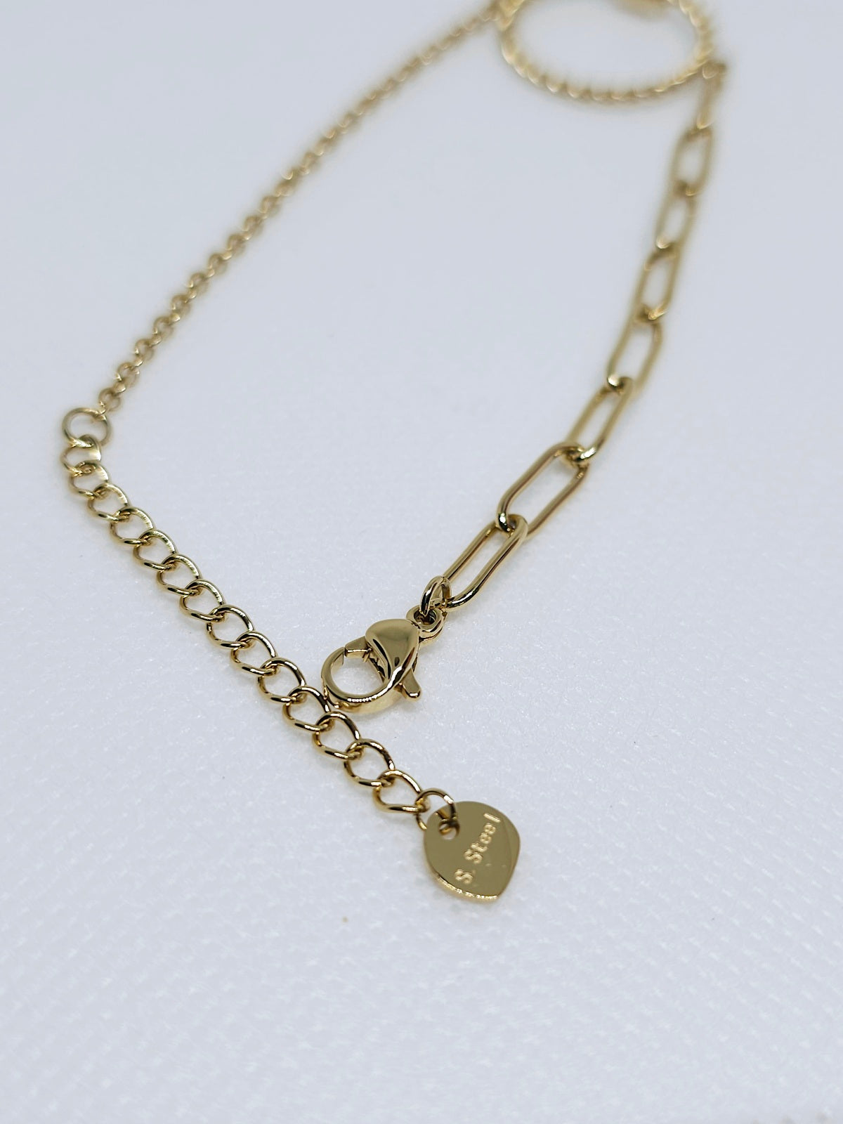 Bracelet chaîne doré femme élégant