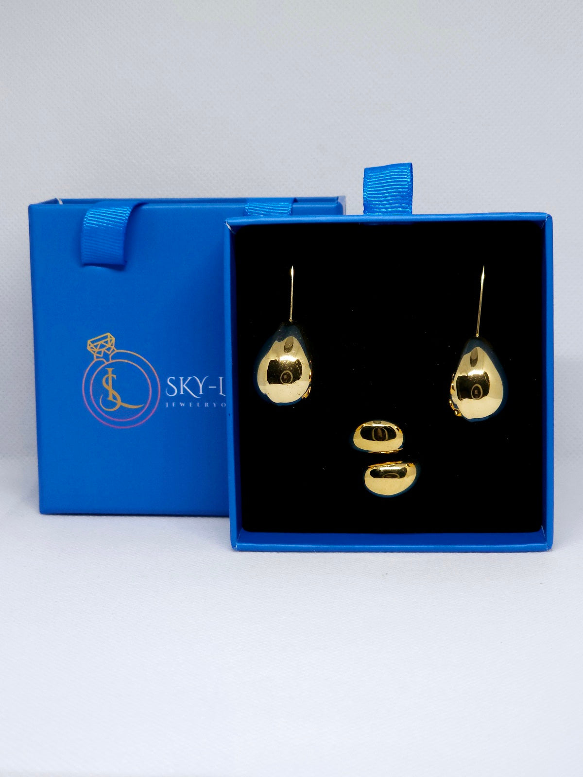 Coffret Bijoux Boucles D'oreilles et Bagues