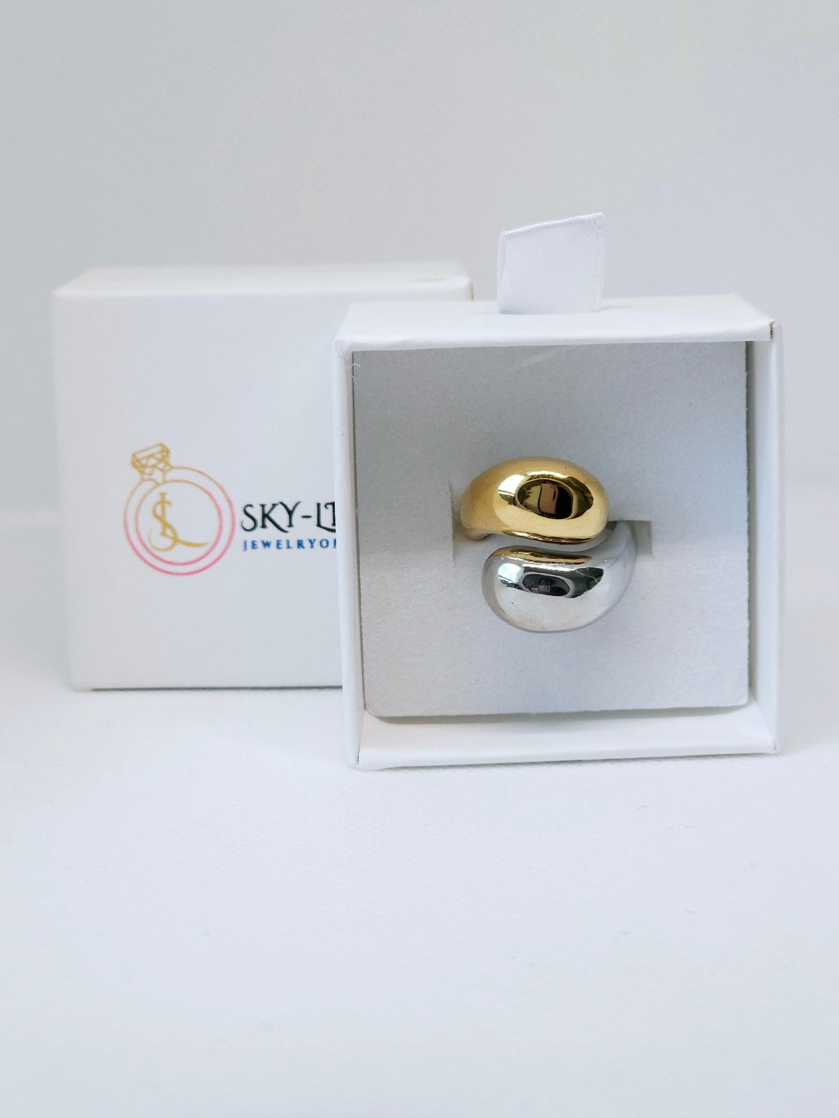 bague ajustable jumeaux skylyvs
