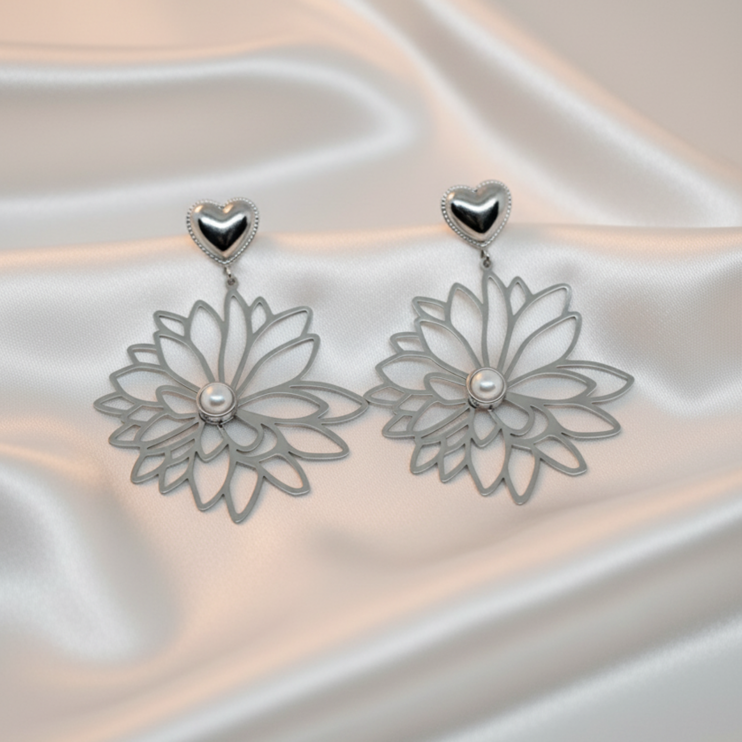 Boucles d'Oreille Harmonie en Acier Inoxydable