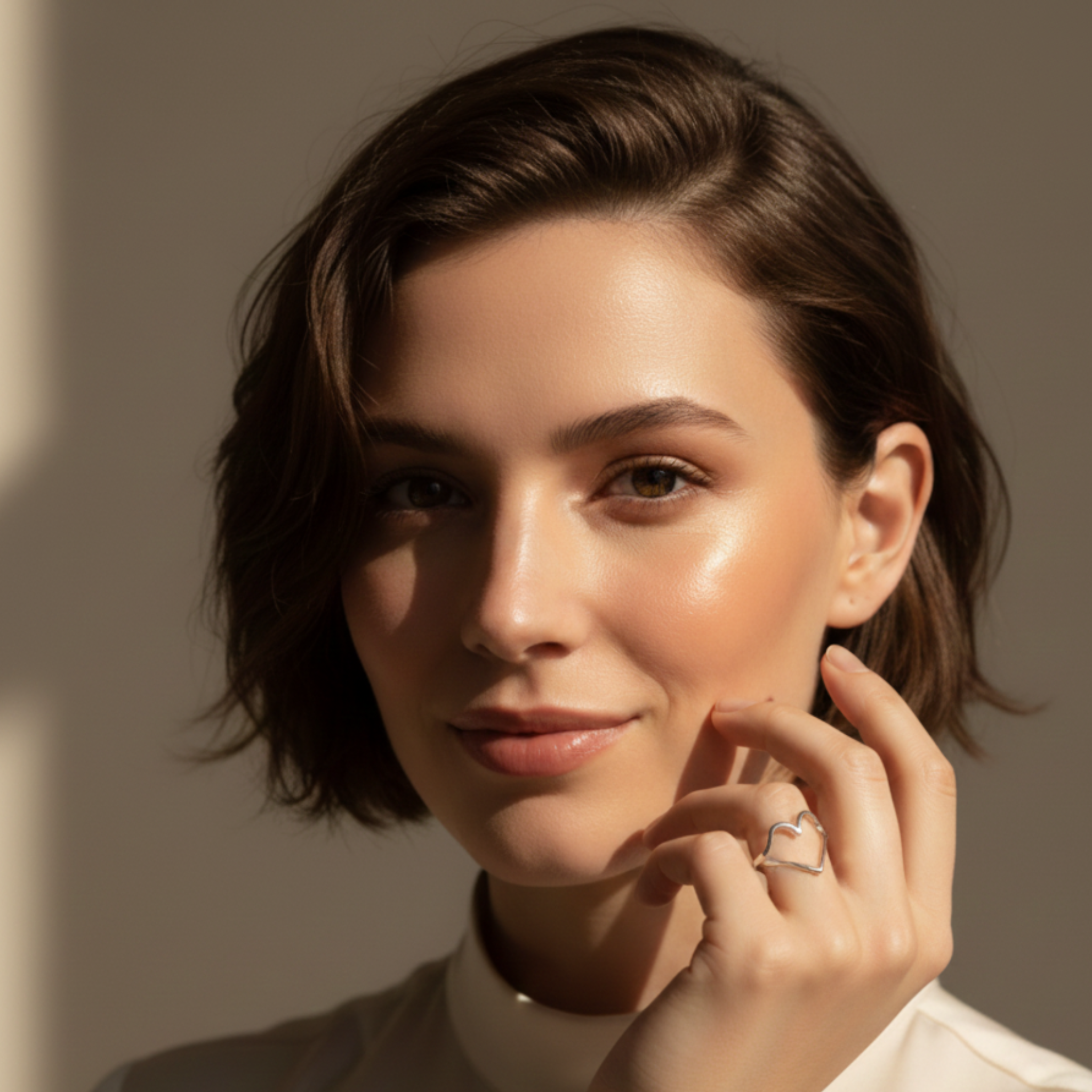 Bagues Ajustable Cornelia Argenté Acier 316