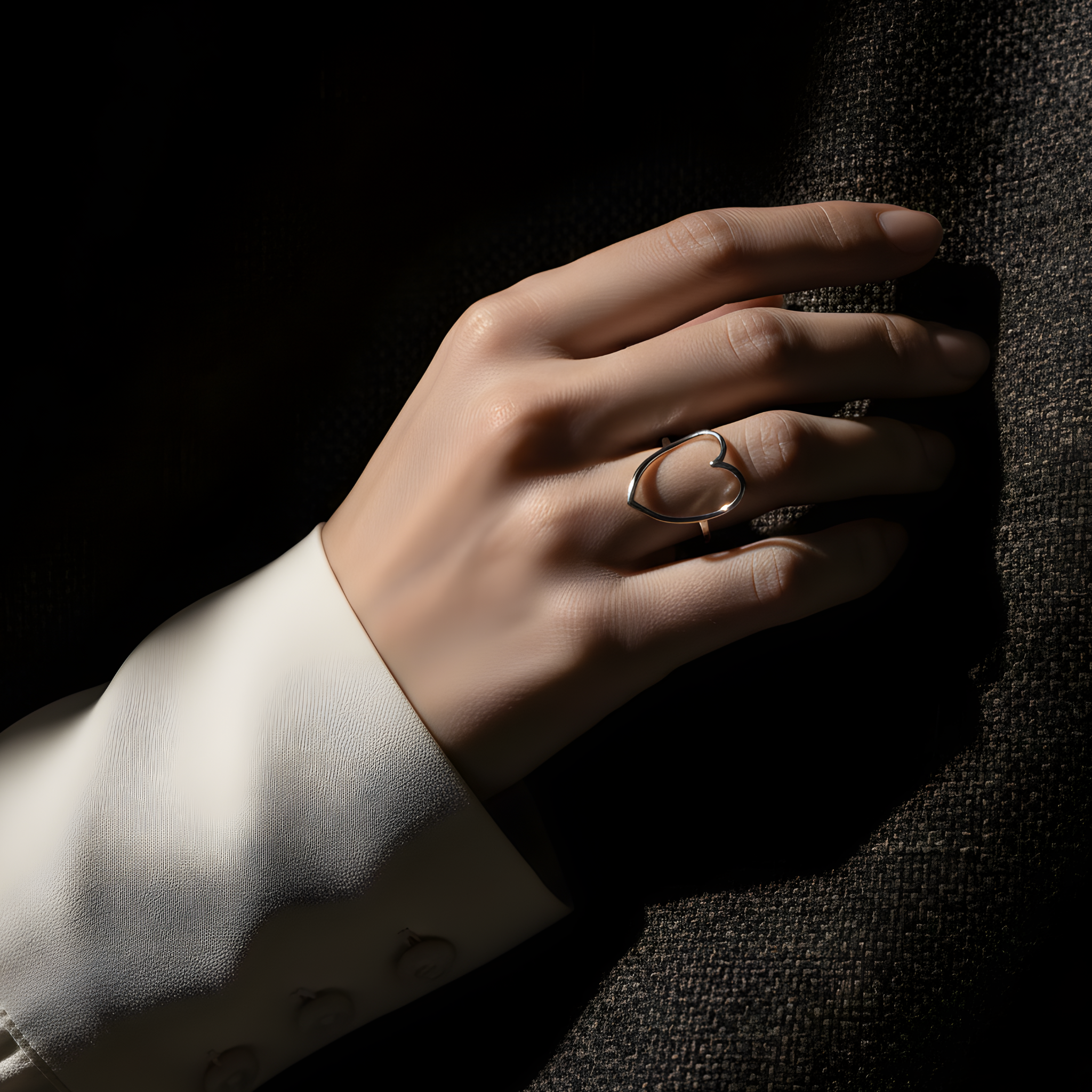 Bagues Ajustable Cornelia Argenté Acier 316