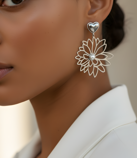 Boucles d'Oreille Harmonie en Acier Inoxydable