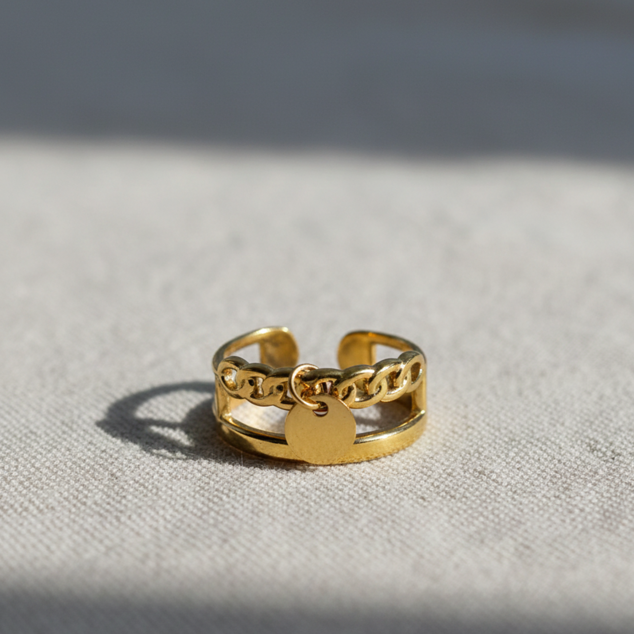 Bagues Ajustable Abbie En Acier Inoxydable