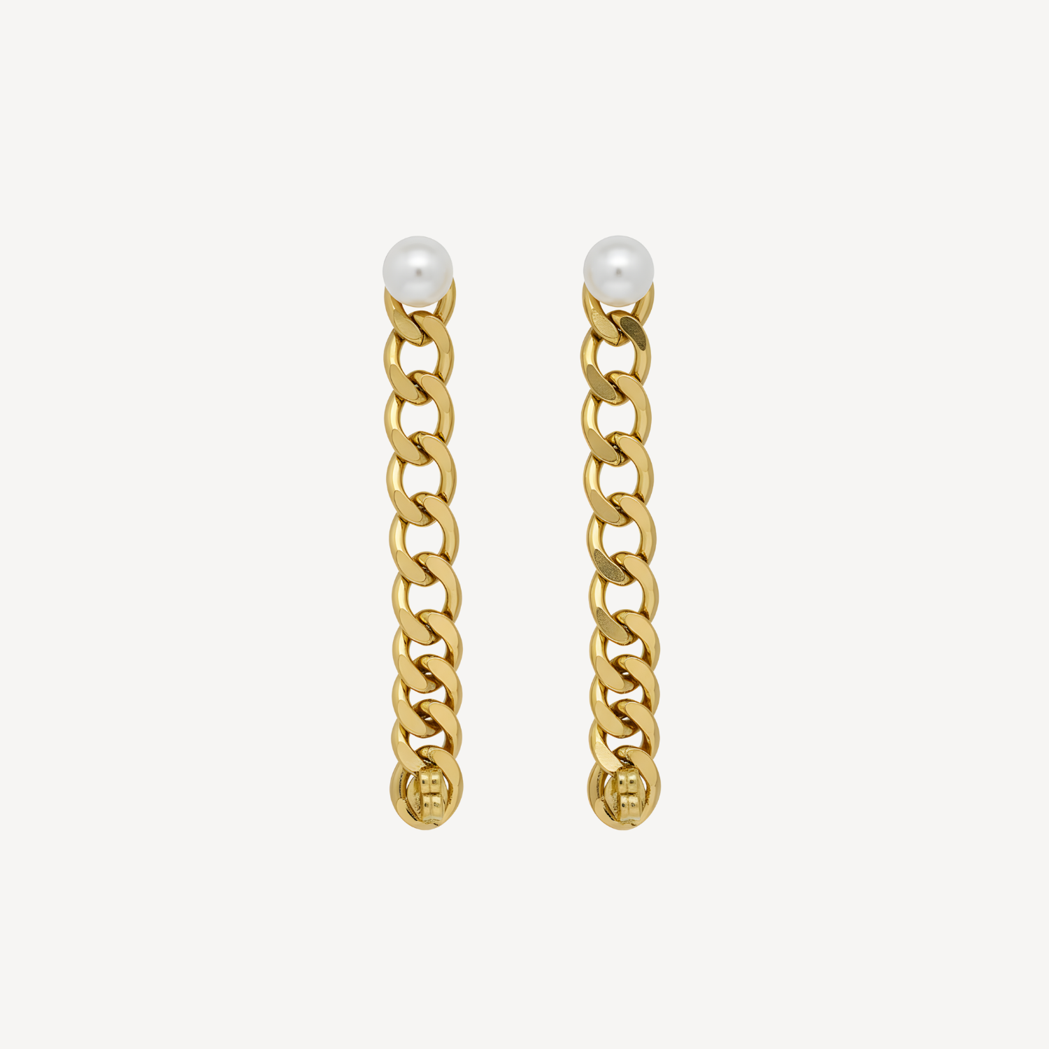 Boucle d'oreilles Chloé Golds en Acier Doré