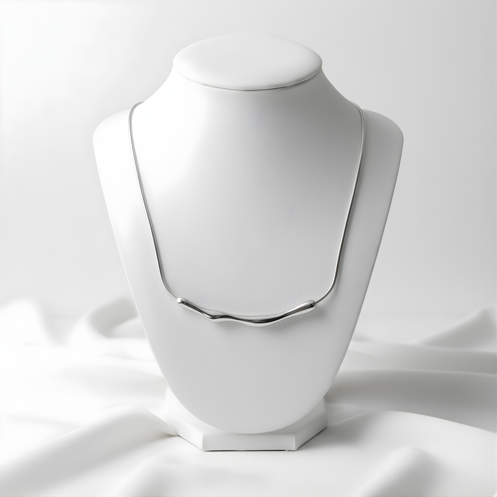 Set de bijoux en argent moderne et sculptural – Skylyvs