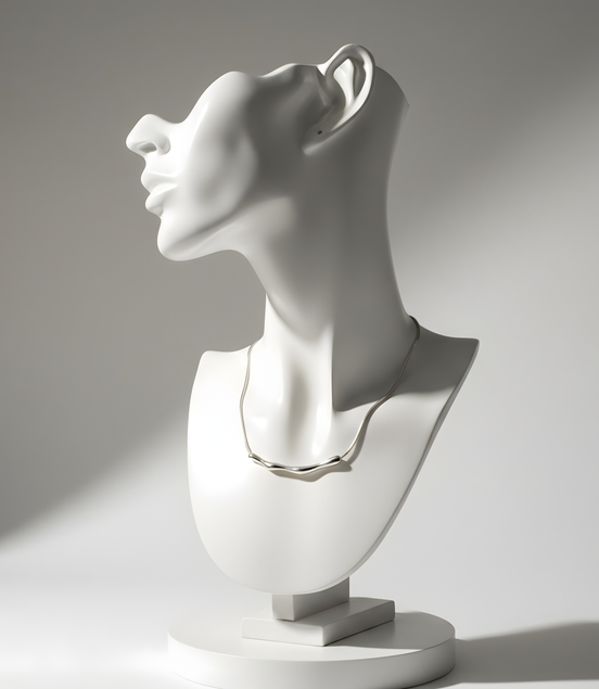 Set de bijoux en argent moderne et sculptural – Skylyvs