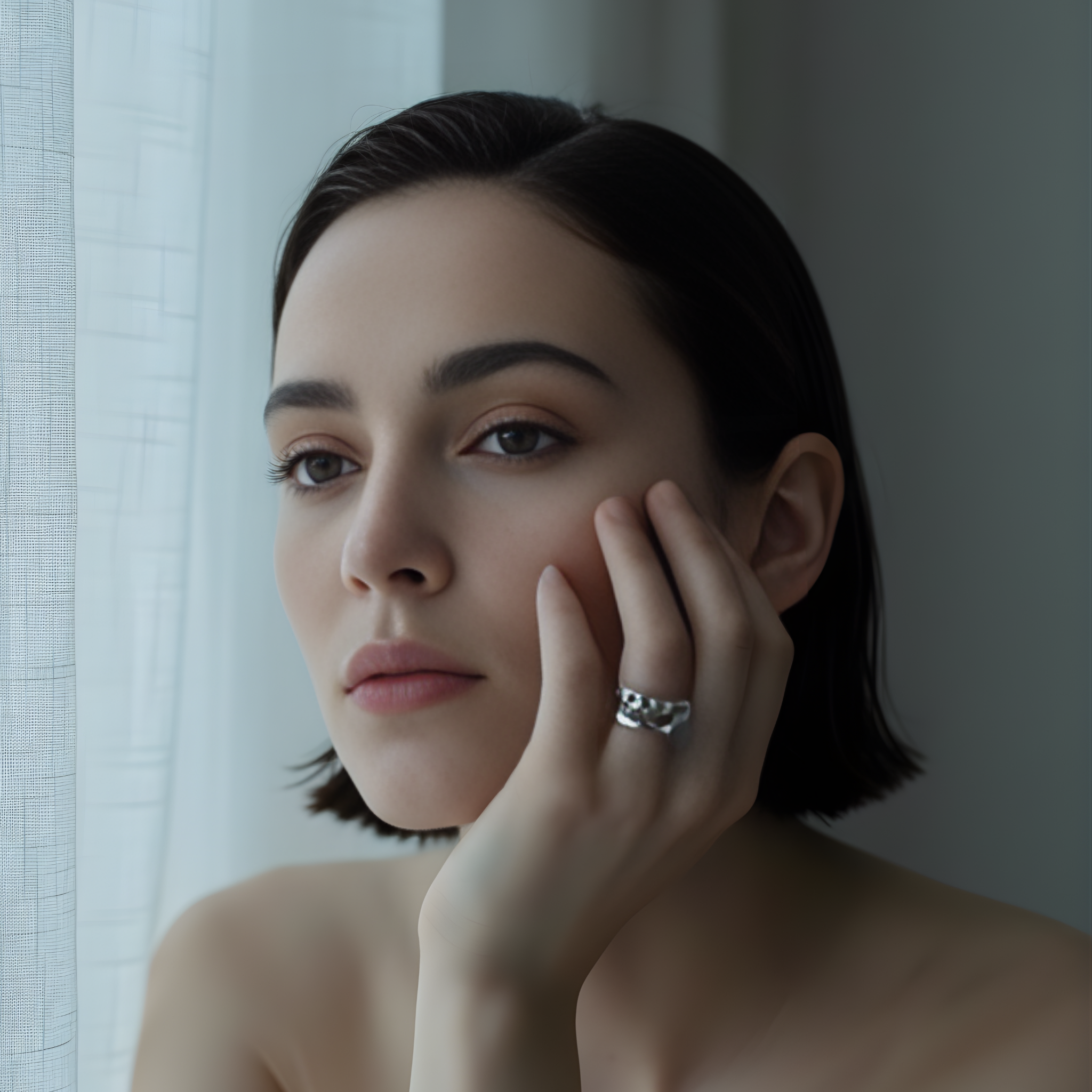 Bagues Ajustable Abbie En Acier Inoxydable