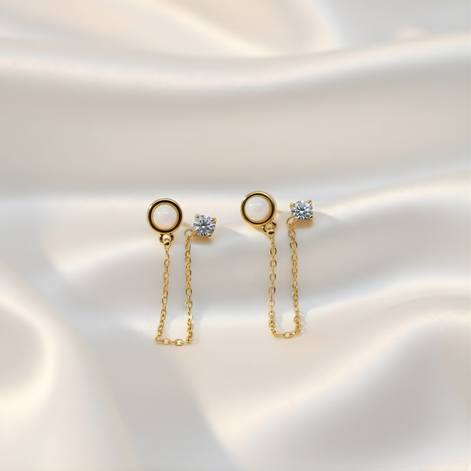 Piercing Oreille Perle De Lou En Acier Inoxydable