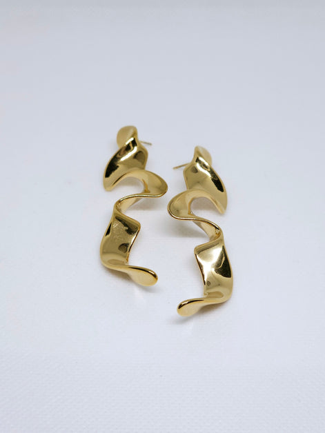 Boucles d’Oreilles Silver Flow Sculpt™