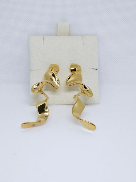 Boucles d’Oreilles Silver Flow Sculpt™