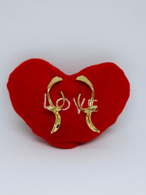 Boucles d’Oreilles Luna Twist™ Dorées