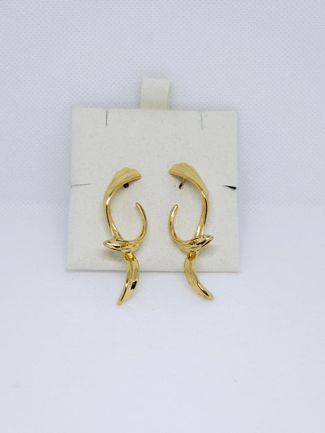 Boucles d’Oreilles Luna Twist™ Dorées