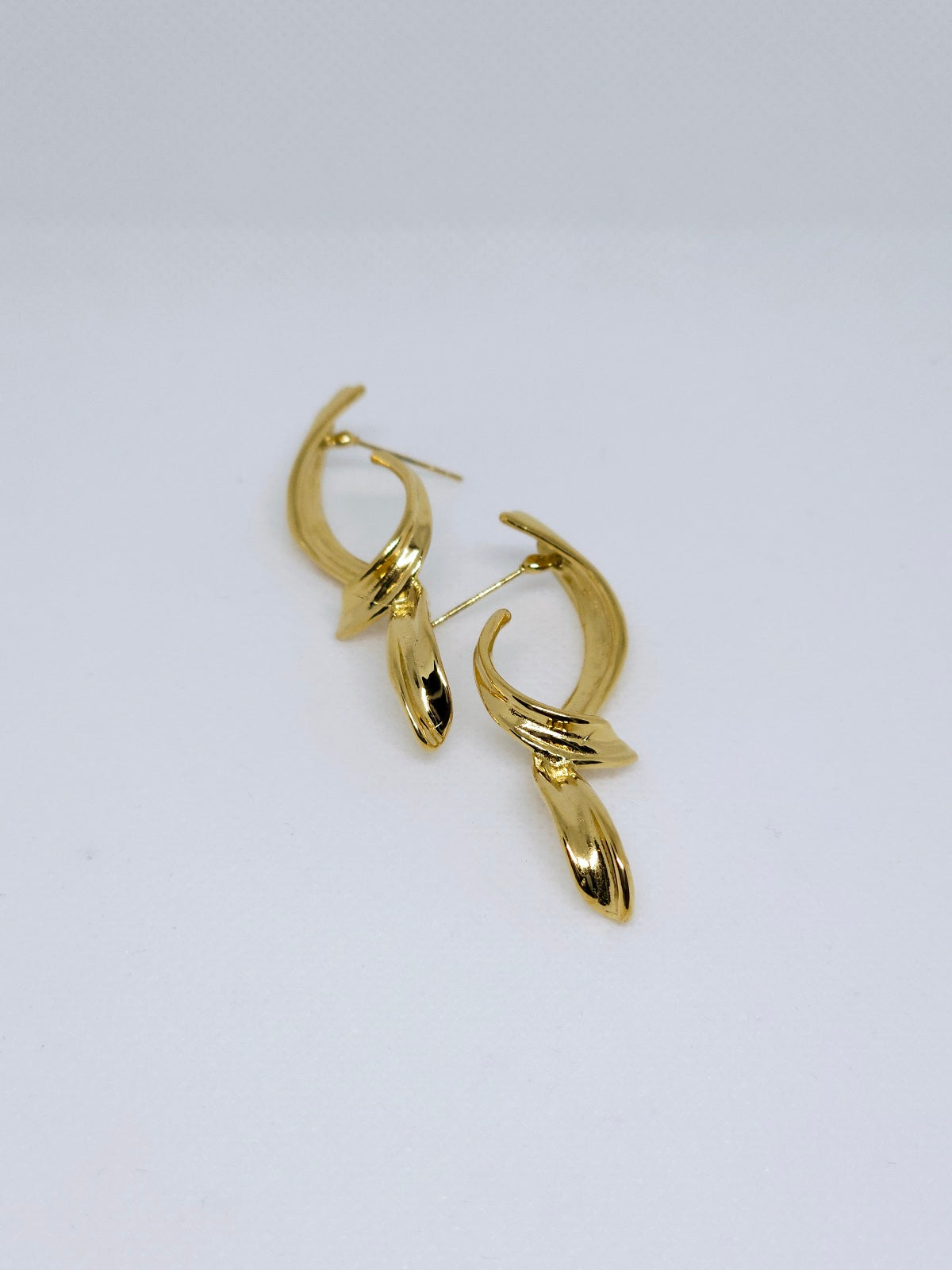 Boucles d’Oreilles Luna Twist™ Dorées