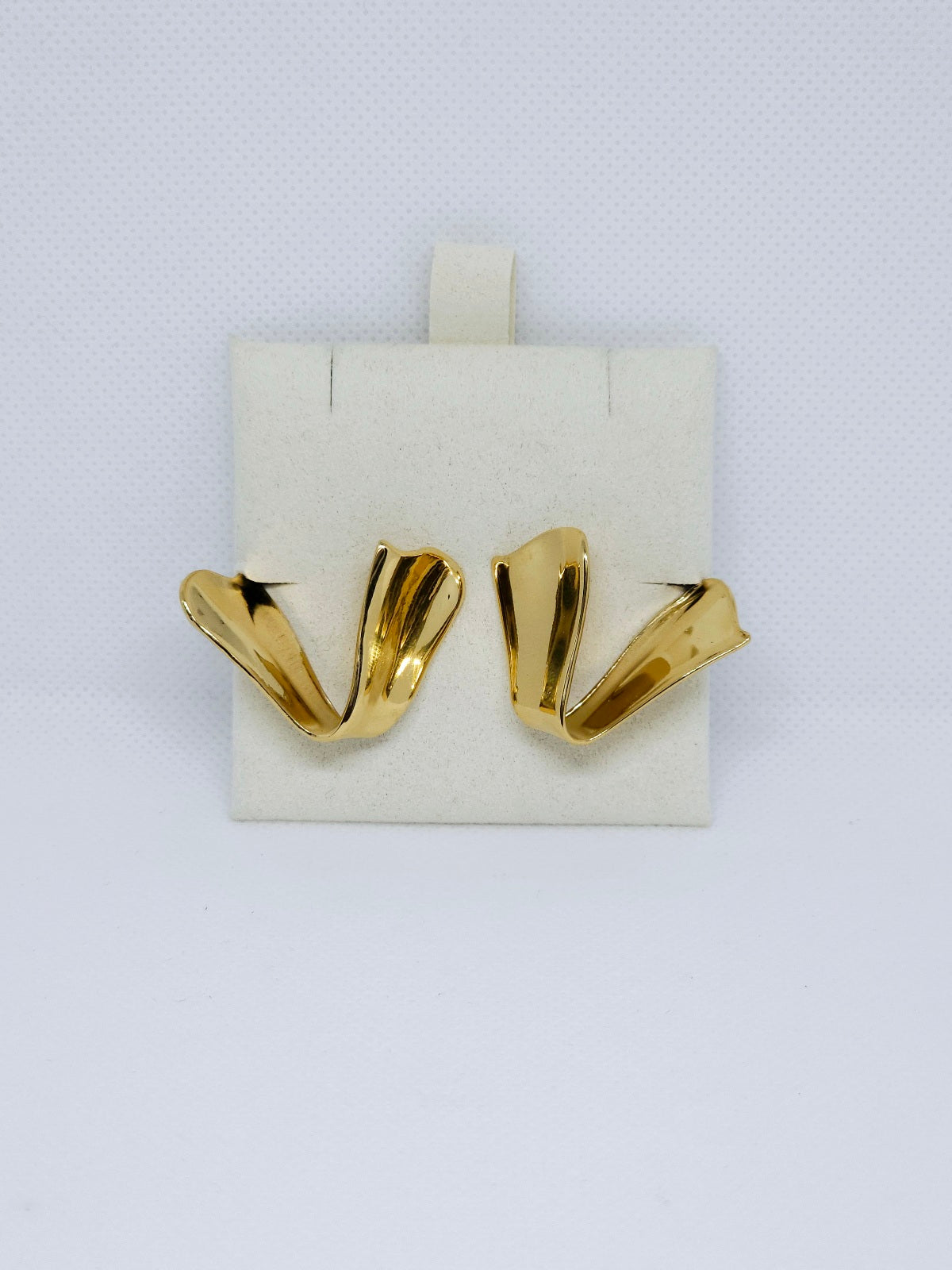 Boucles d’Oreilles Golden Wave Sculpt™