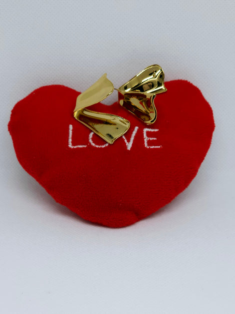Boucles d’Oreilles Golden Wave Sculpt™
