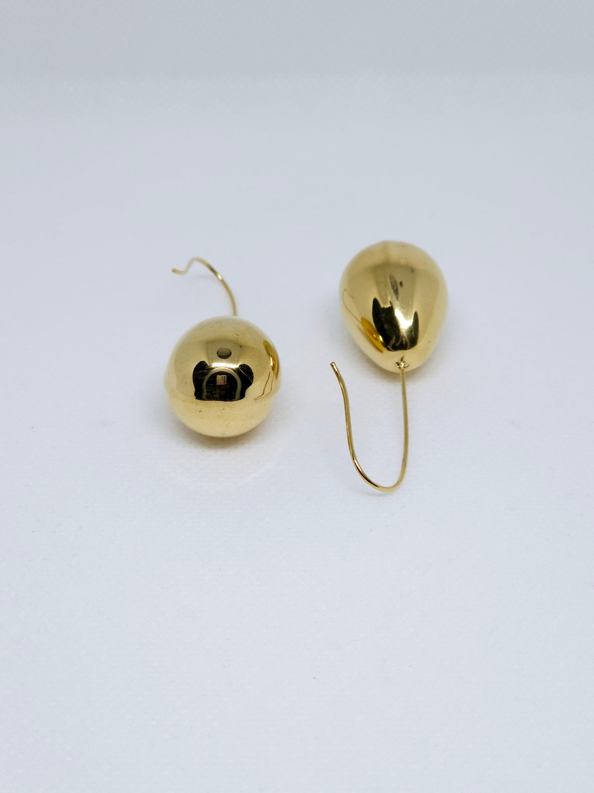 Éclat Pur Drop™ – Boucles d’Oreilles Goutte Miroir