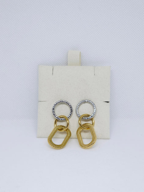 Golden Urban Link™ Drop Earrings