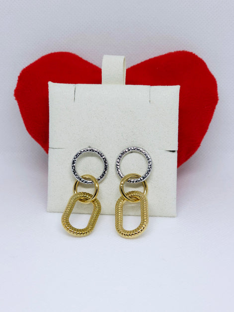 Golden Urban Link™ Drop Earrings