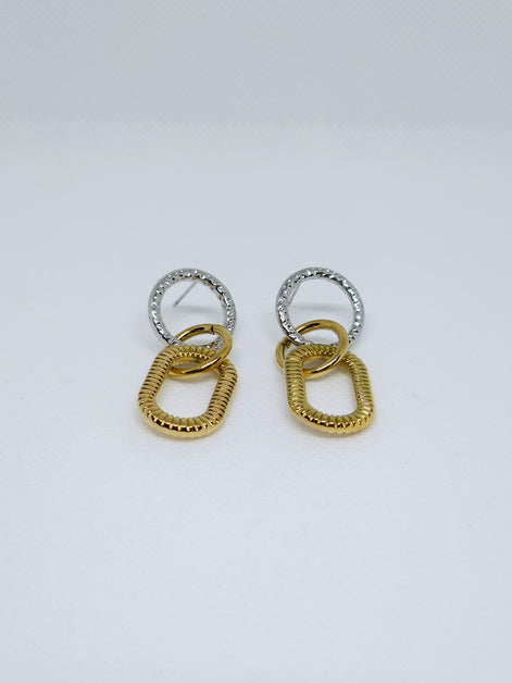 Golden Urban Link™ Drop Earrings