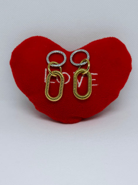 Golden Urban Link™ Drop Earrings