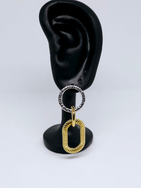Golden Urban Link™ Drop Earrings