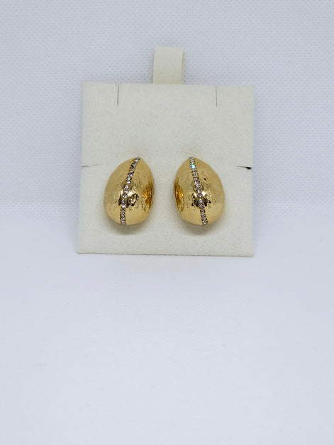Silver Eclipse Glow™ Stud Earrings