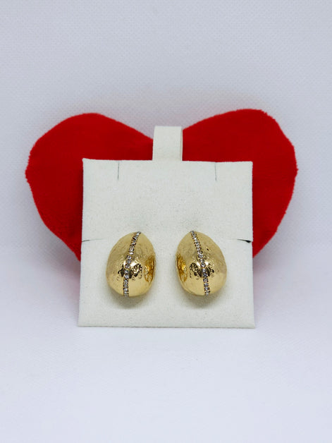 Silver Eclipse Glow™ Stud Earrings