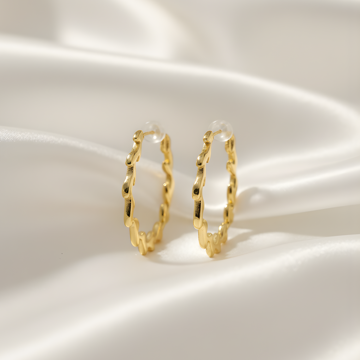 Boucle d'oreilles Créoles Clarence Golds