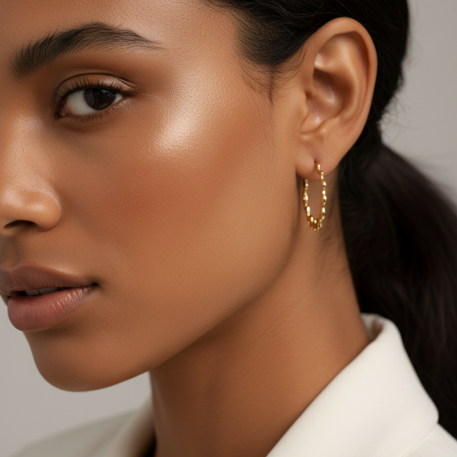 Boucle d'oreilles Créoles Clarence Golds