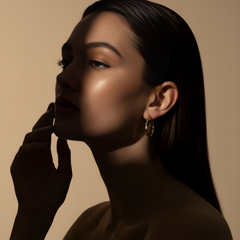 Boucle d'oreilles Créoles Clarence Golds