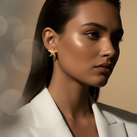 Boucle d'oreilles Star Golds