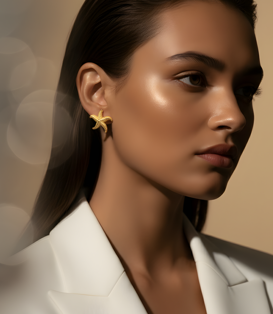 Boucle d'oreilles Star Golds