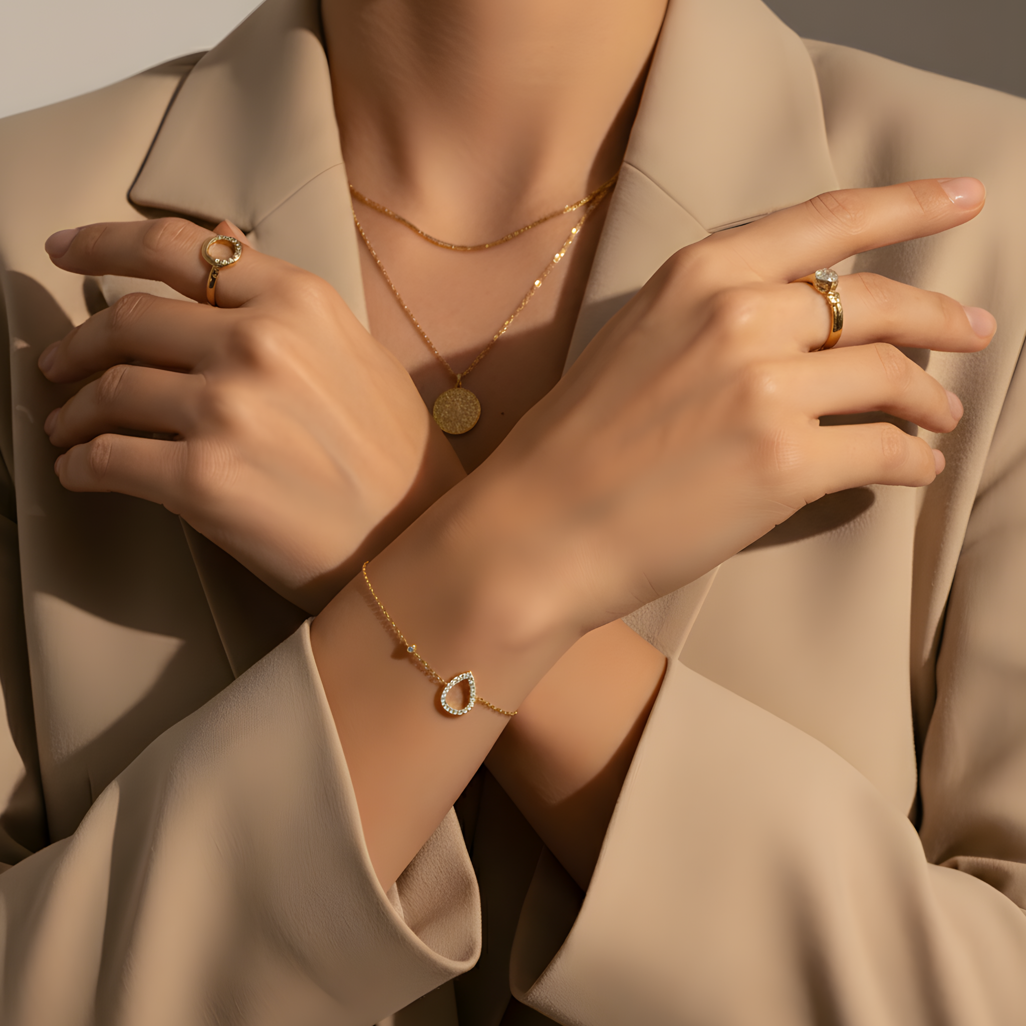 Bracelet June Golds Acier Inoxydable