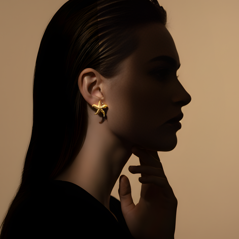 Boucle d'oreilles Star Golds