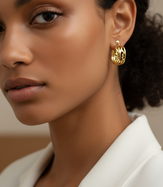 Boucles d'oreilles Léna Créole Golds