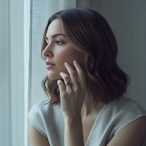 Bagues Ajustables Faith en Acier Inoxydable