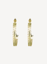 Boucles d'oreilles Courtney Créoles Golds