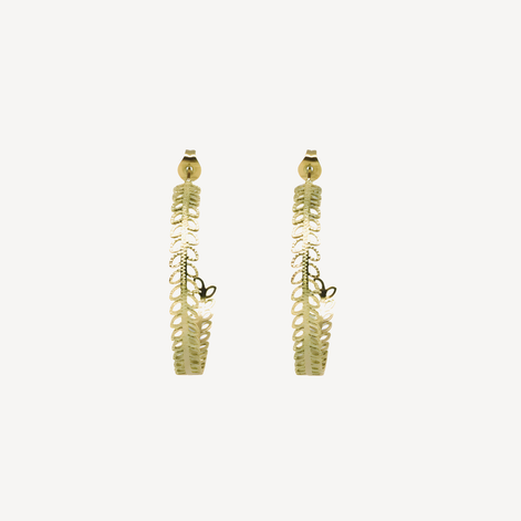 Boucles d'oreilles Courtney Créoles Golds
