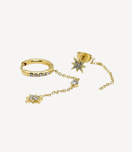 Piercing D'oreilles Tricia En Acier Inoxydable