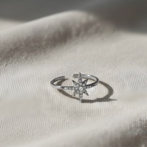 Bagues Ajustables Faith en Acier Inoxydable