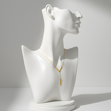 Colliers Fin Raffiné Mitchell En Acier Inoxydable