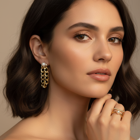 Coffret Bijoux Boucles D'oreilles et Bagues