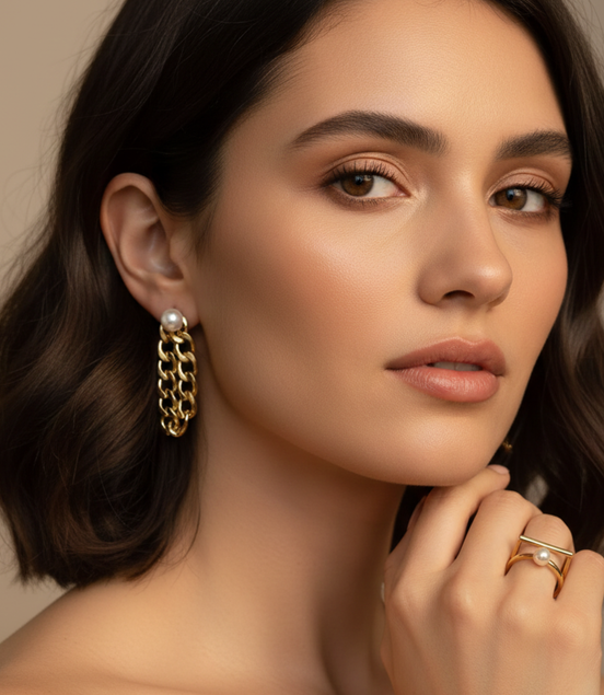 Coffret Bijoux Boucles D'oreilles et Bagues