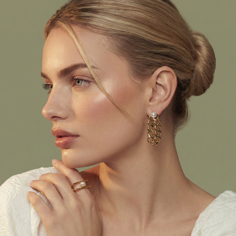 Coffret Bijoux Boucles D'oreilles et Bagues