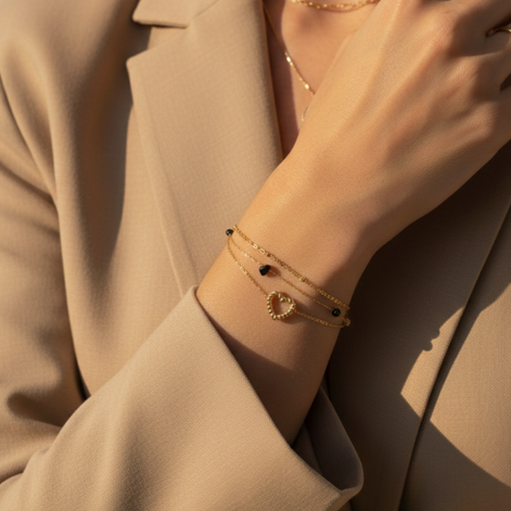 Bracelet Tiffany Golds Acier Jaune